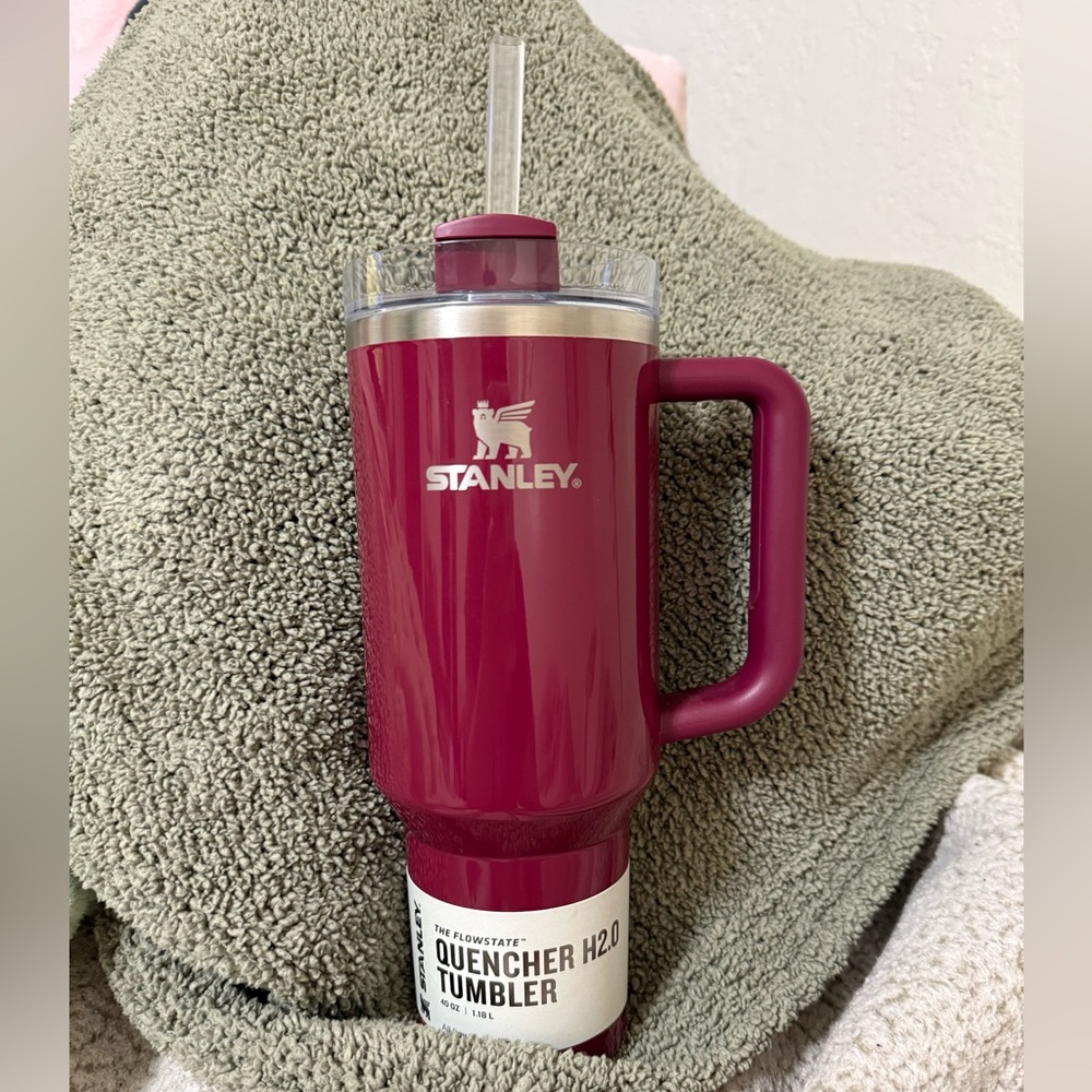 Stanley Maroon Insulated Water Bottle for Dining